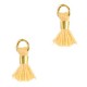 Mini Kwastje Ibiza style 0.7cm Gold-dalila yellow